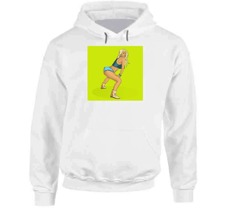 Hands On My Knees ( White ) T Shirt