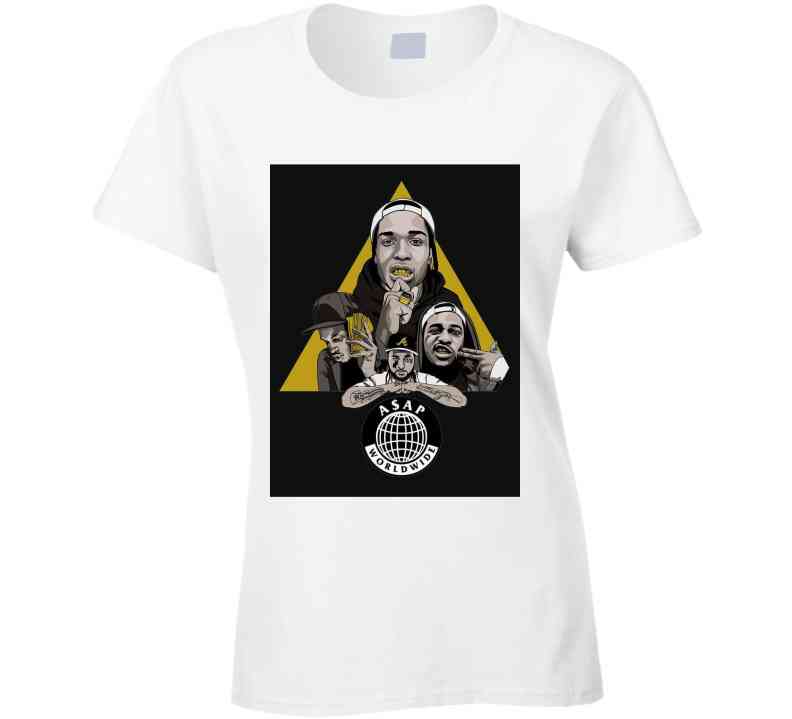 Asap The World White  T Shirt