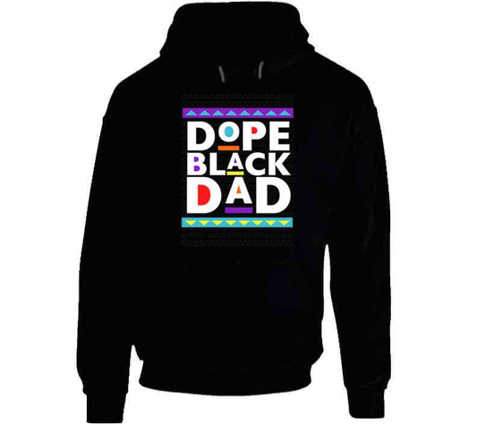 Dope Black Dad  T Shirt